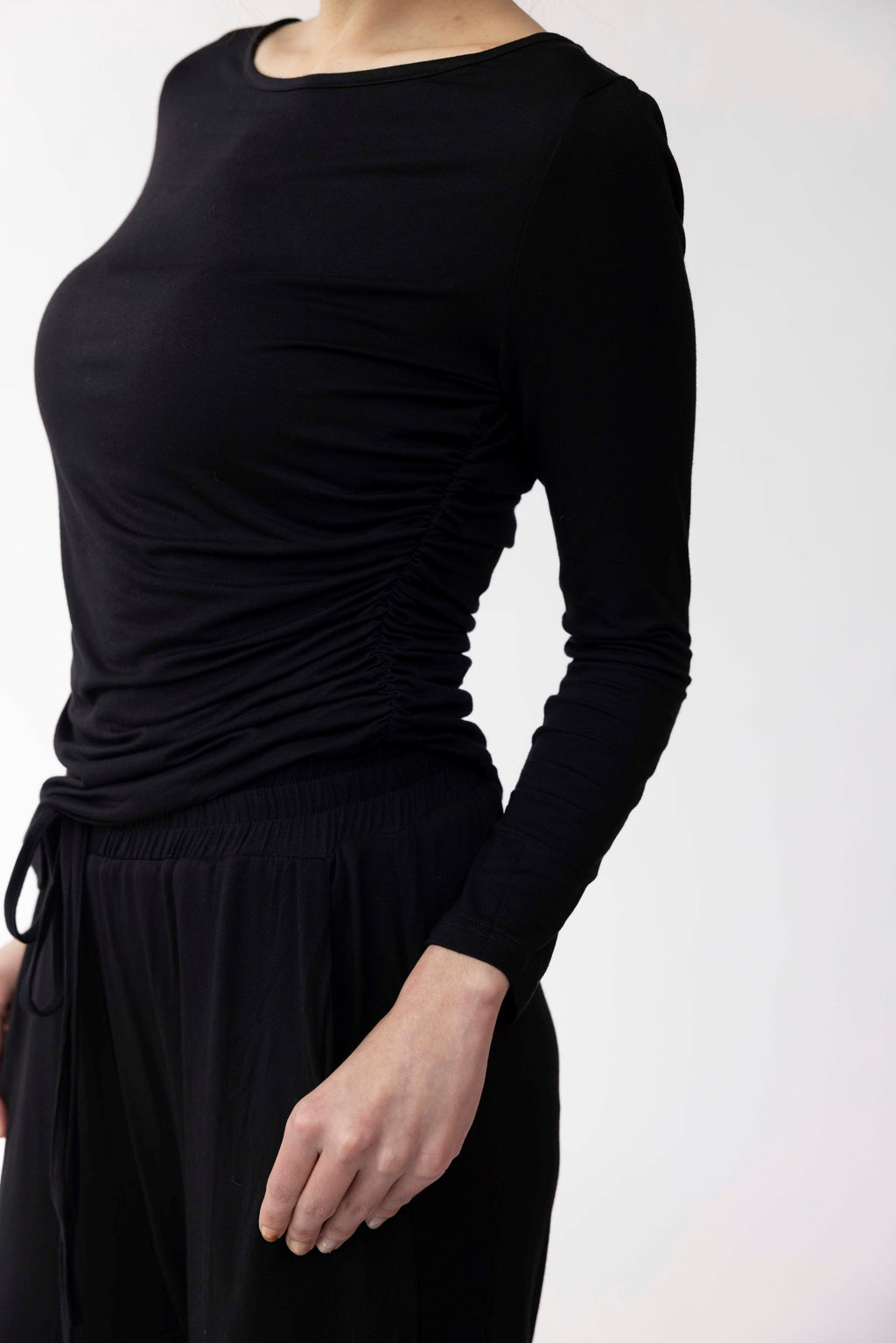 BLACK TENCEL™  LOUNGEWEAR SET